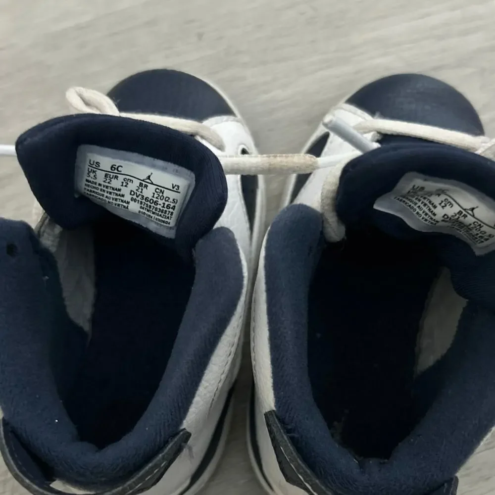 Jordan 6 Retro TD Olympic Baby Shoes Size 6c